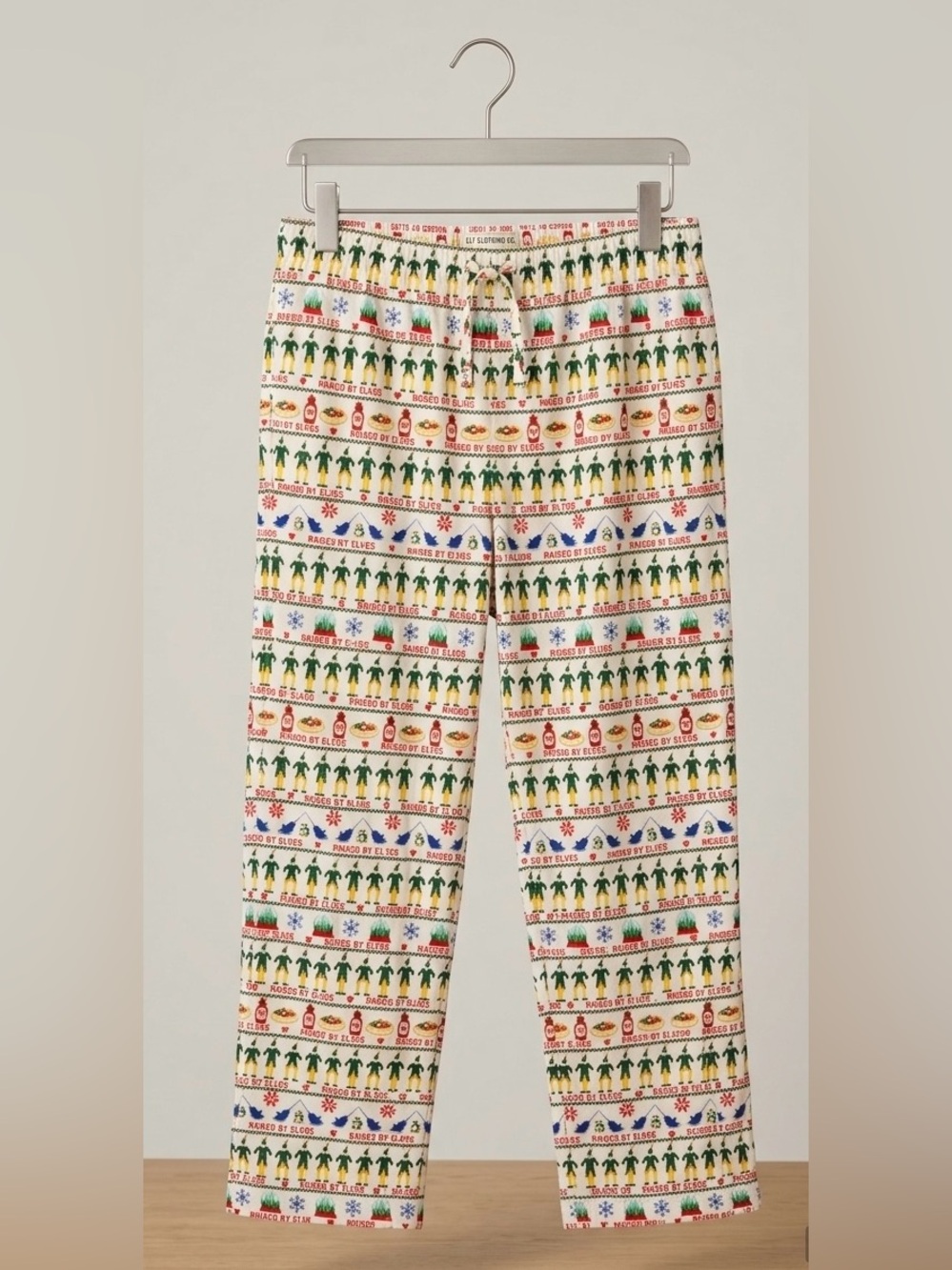 Hanna Andersson Elf Christmas Pajama Pants Fair Isle Holiday - Unisex - Large